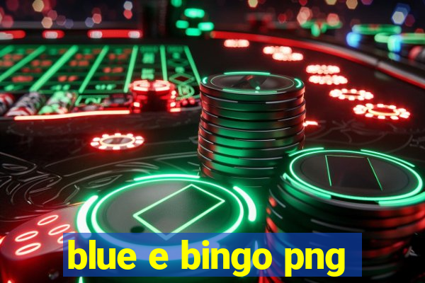 blue e bingo png